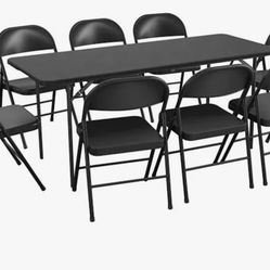 Table 6ft Fold-in-Half — NEW IN BOX — Seats 8