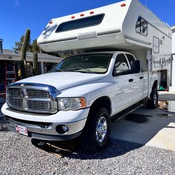Options: **** 2003 Ram Diesel 4x4, ****2001 Lance Camper