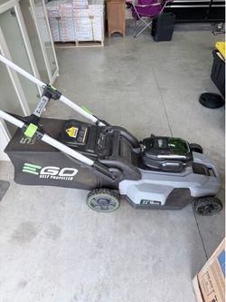 Ego mower, ego blower and ryobi weed wacker