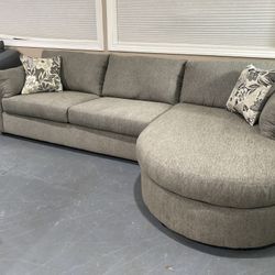 New Hughes Furniture Sectional 