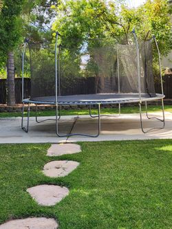15 Foot Round Outdoor Trampoline, Heavy Duty