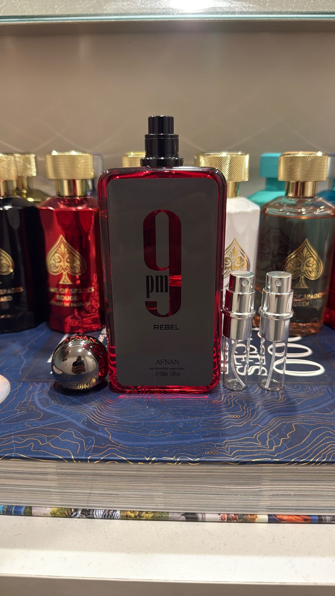 2x Afnan 9pm Rebel 5ML Travel Sizes 