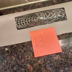 Brand new shower curtain rings