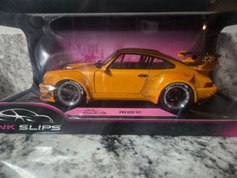 Jada 1/18 pink slips porsche RWB body kit orange NIB