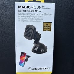 NEW Magnetic Suction Cup Mount for Car Windshield or Dashboard 360 Adjustable - iPhone, Samsung & All Devices