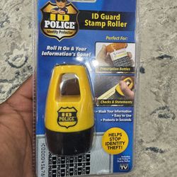 New ID Police Identity Theft Protection Roller Stamp As Seen on TV Easy to Use