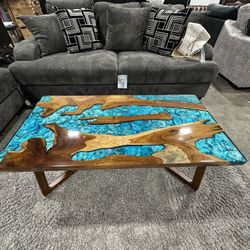 Live Edge, Epoxy, Coffee Table