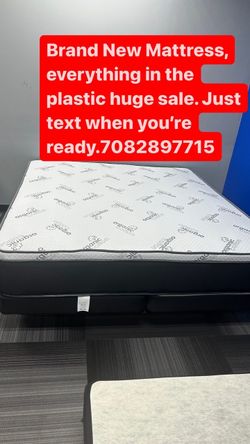 Huge sale for Mattress And Box Twin size #mattress and box 150.$ full 190$ Queen 200$ king 290$. free delivery free set up 708….289…7715… cash or Zell