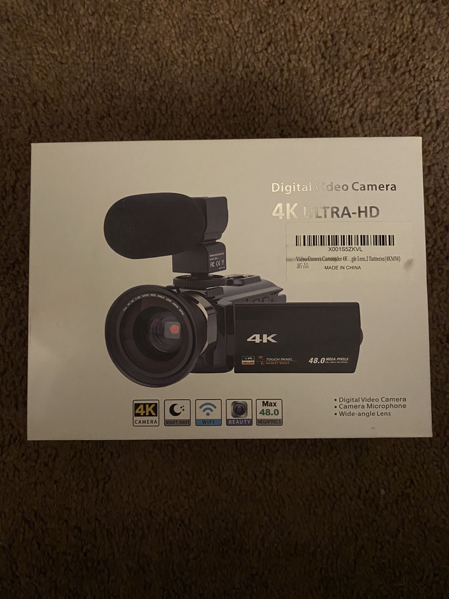4K digital video camera