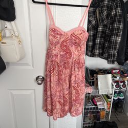 Pink paisley Dress