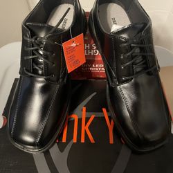Deer Stags Child Kids Black Oxford Size 5 1/2 Medium 