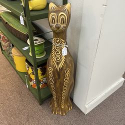 Tall Cat Statue