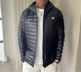 Adidas Black Hooded Puffer Jacket - Men’s XL