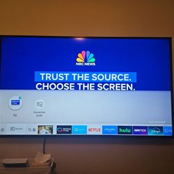 55" Samsung Smart TV Plus Wall Mount