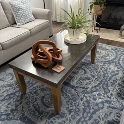 Stone Top Coffee and end table