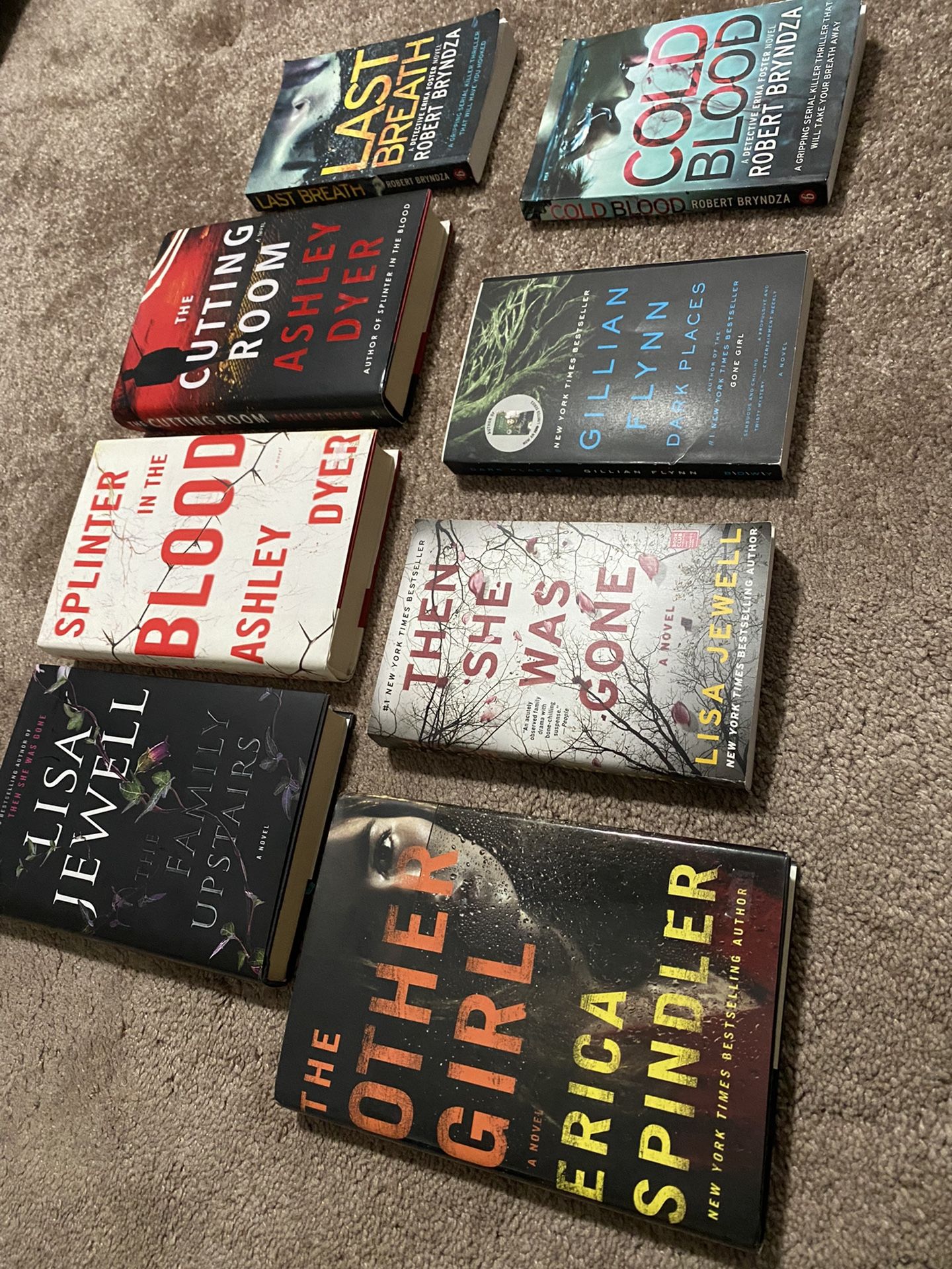 Set of 8 Books Suspense/Thriller