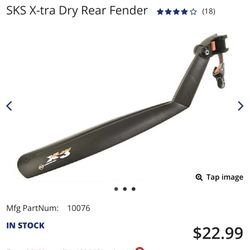 SKS  Xtra Dry Bike Rear Fender 