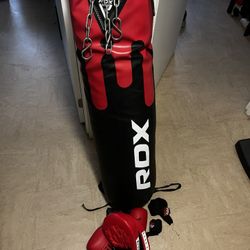 Punching Bag Gloves Wraps Mount For Bag And Pads