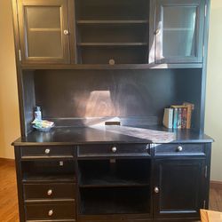 Desk With Wall Unit