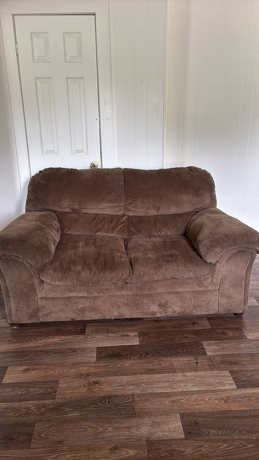 Brown Loveseat