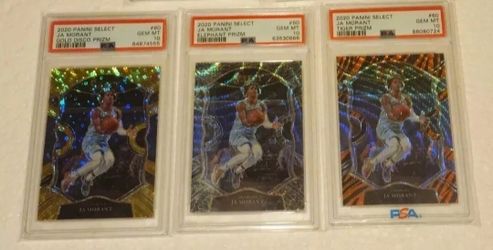 2020 Ja Morant Select GOLD-ELEPHANT-TIGER Psa 10