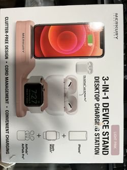 3 In 1 Device Stand Desktop Charging Station