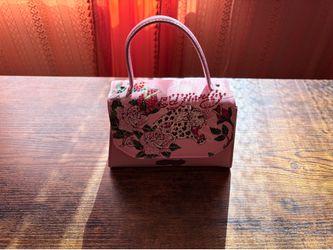 Ed Hardy Pink Rhinestone Tiger Mini Handbag – Y2K Style