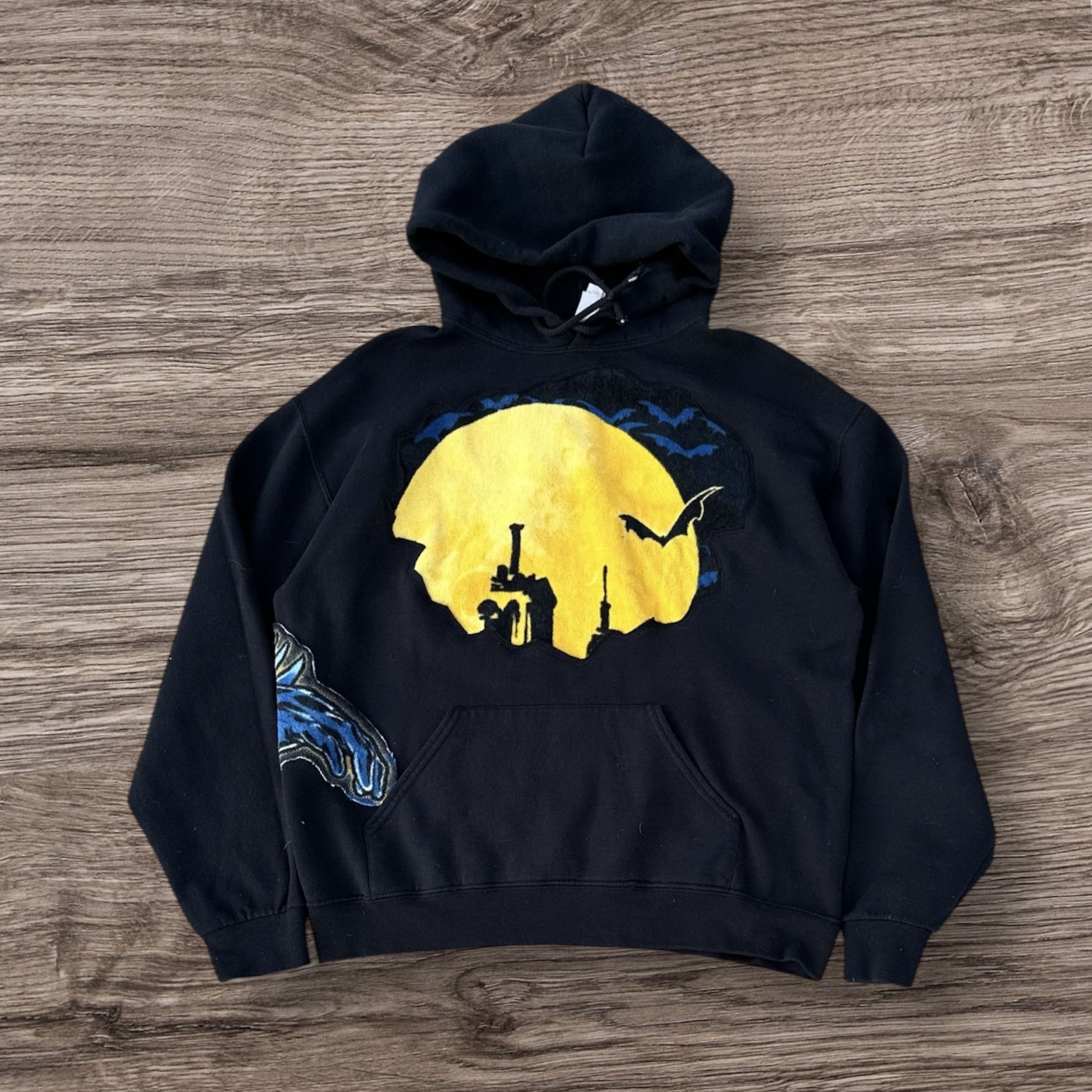 Upcycled Vintage Batman Hoodie Sz S