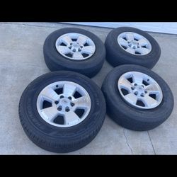 4 —- 265/65r17  6x139.7 6x5.5 Stock 265 65 17  Lexus gx4 TRD Tacoma Lexus GX470 4Runner Yukon Tahoe Tundra Rims Wheels Tires!!!!