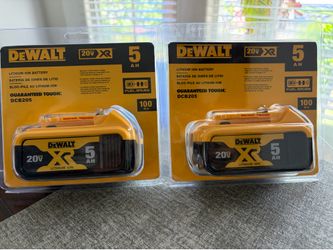 Dewalt 20V BATTERY 5.0Ah BRAND NEW SEAL PACK PRICE IS FIRM FIRME