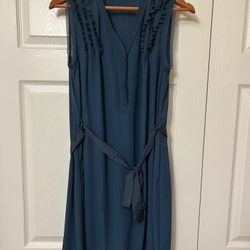 Simply Vera Wang Blue Dress Ribbon Medium 