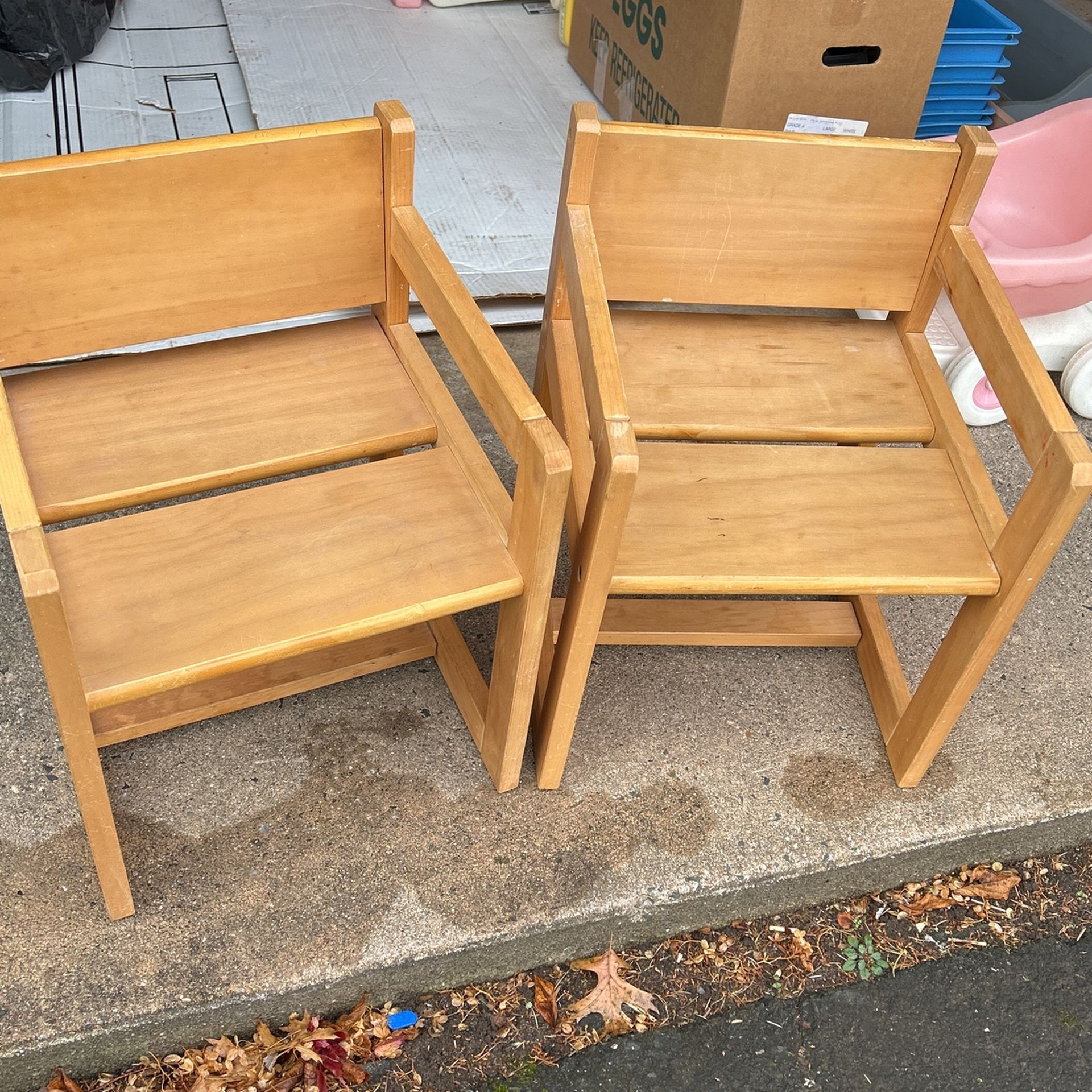 Kids Wooden Chairs