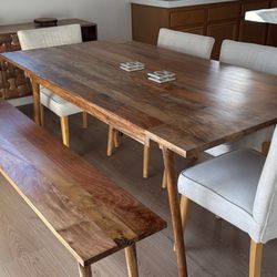 Dining Table With Bench 