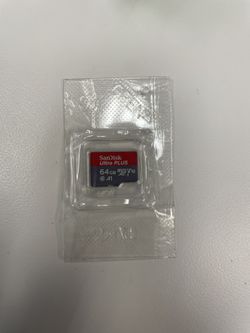 SanDisk Ultra PLUS 64gb microSD Card