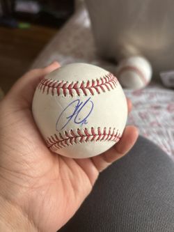 Fransisco Lindor Authenticated Autographed Baseball