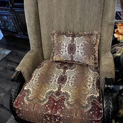 Elegant Upholstered Accent Chairs (Set of 2 – Vintage Style)