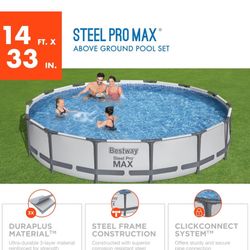Large Above Ground Pool With Pump - Unopened 