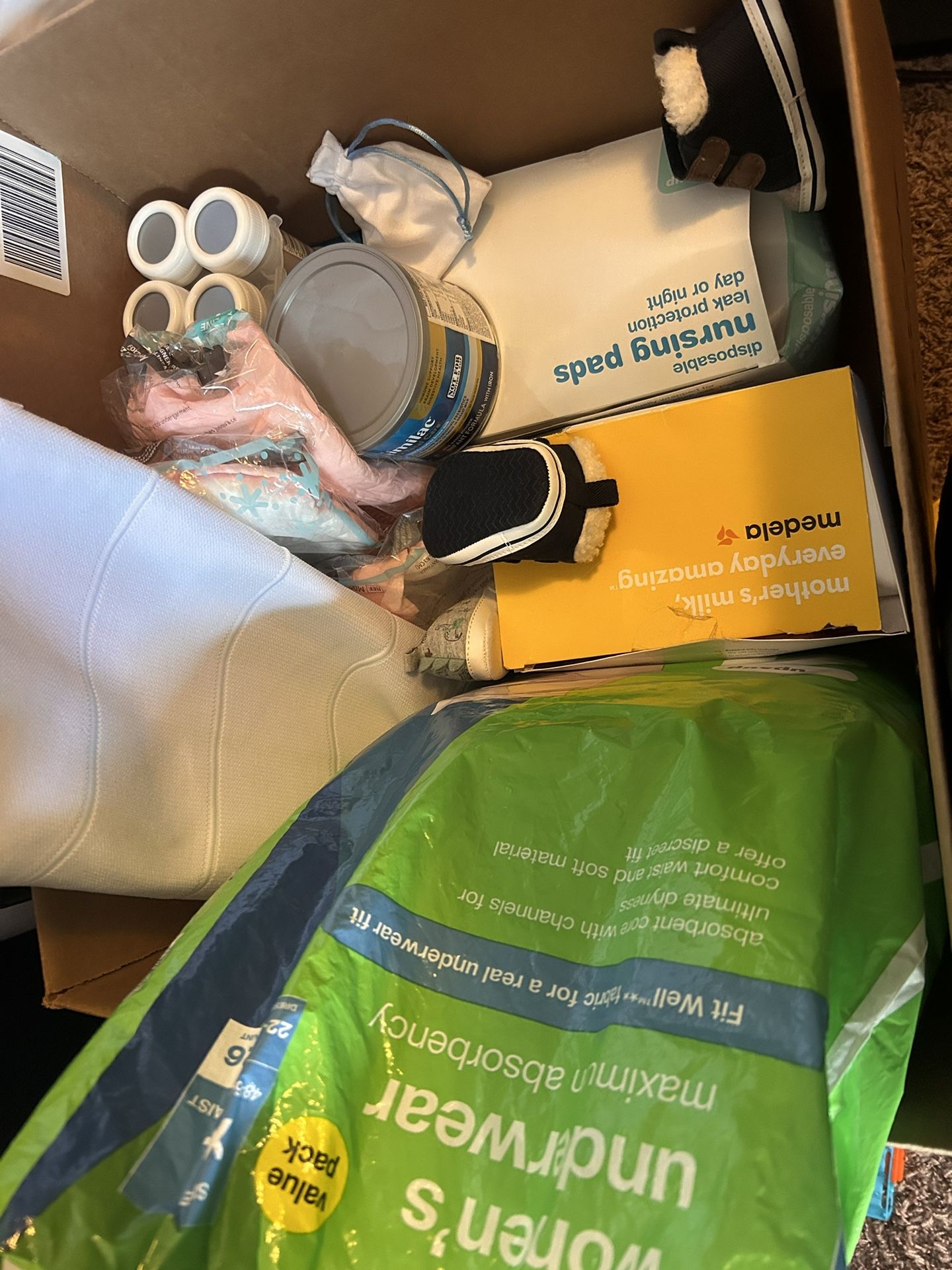 Box Of Baby Care Items
