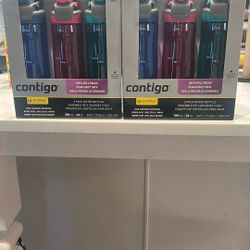 Contigo 3-pack Spill-Proof Water Bottles