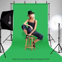 HPUSN Photography Camera Backdrop Green Screen Stand 