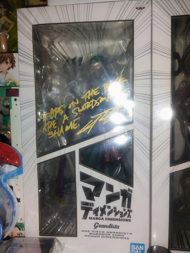 Hand Signed Manga Dimension Grandista Zoro Figure