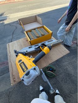Dewalt framing nailer and nails