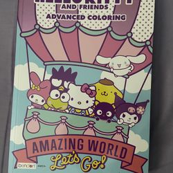 Hello Kitty® And Friends Advanced Coloring Book