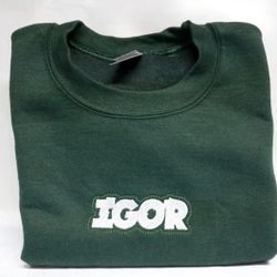 Tyler the Creator IGOR Embroidered Sweatshirt | Tyler the Creator Merch | Igor Sweatshirt