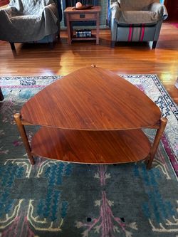 West Elm Coffee Table MCM Style Wooden Coffee Table