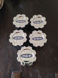 Moto Metal Chrome Center Caps