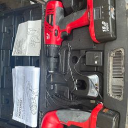 3/8” In. 18 Volt Cordless Drill Driver W Battery Charger