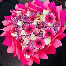 On Sale And Available To Pick UpHeart Bouquet 