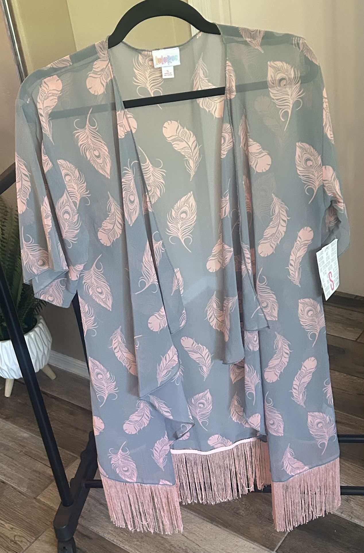 See Through Shawl With Tassels