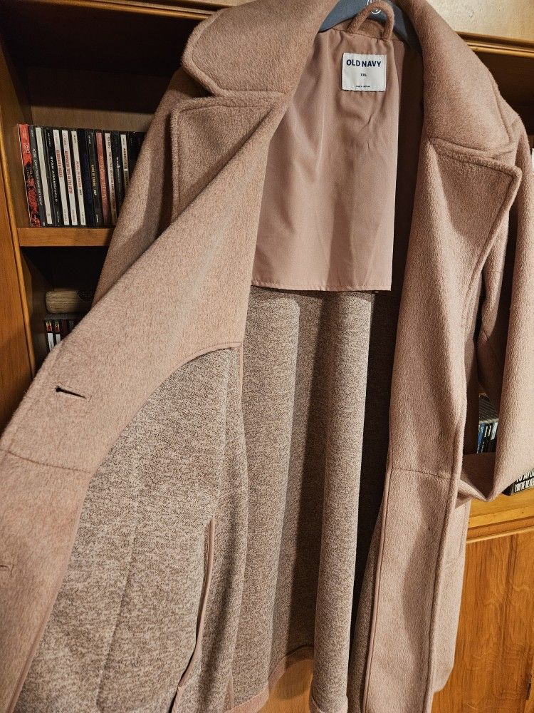 Nice Dusty Rose Coat